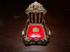 Boite à bijou en forme de fauteuil ( en régule 10 x 6 x 6 cm )