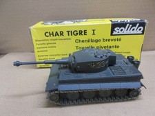 Char Tigre I Solido Réf. 222 12/1969 Made in France Avec boîte d’origine