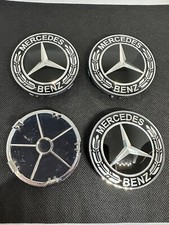 4 Caches Moyeu logo Mercedes