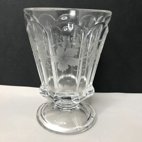 Verre gravé décor vigne - , et