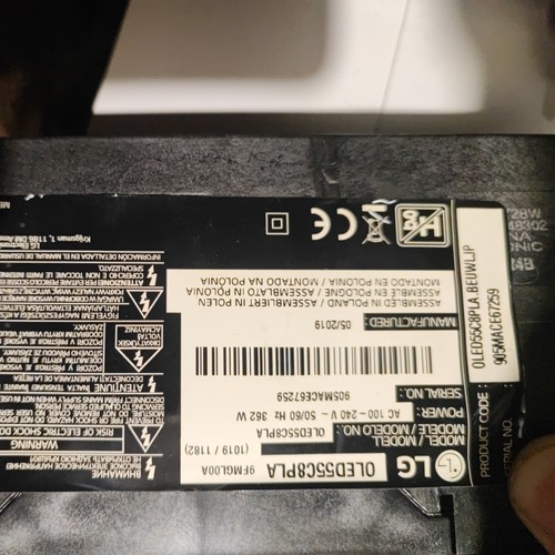 Motherboard oled55c8pla - tv, lg