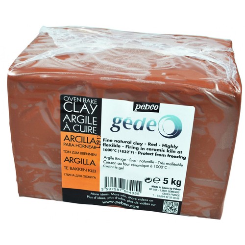 Bloc argile cuire rouge - à,
