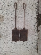 Ancien Gaufrier  gaufrette En