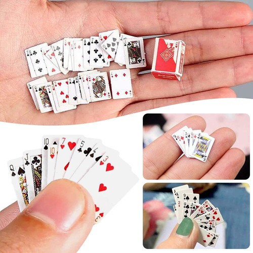 Portable mini playing - playing, cards