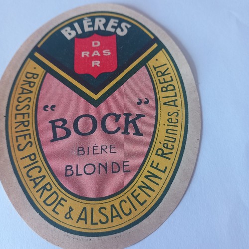 Ancienne étiquette bière