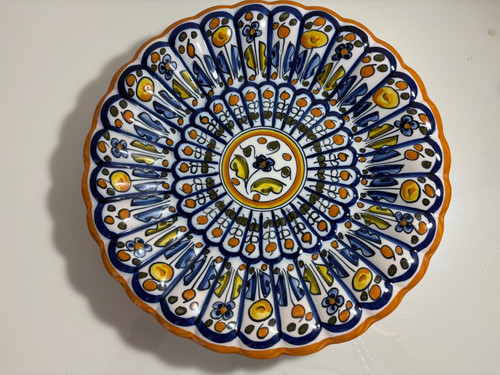 Superbe grande assiette plat