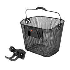 Panier Avant Vélo Support Rapide Guidon Poignée Pliable