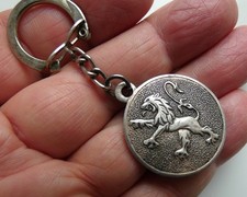 Porte cle métal Automobile PEUGEOT 204 Piste Junior Police Nationale. An.60