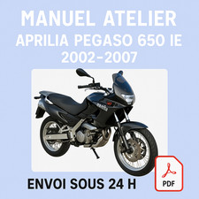 Manuel Atelier Aprilia Pegaso 650 IE 2002-2007 Revue Technique Moto RMT CD PDF