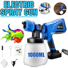 Système pulvérisation peinture Pistolet électrique 550W rénover 1000ml