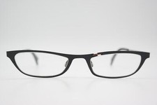 Lunettes Theo Belgium Eye Witness SD 293 Noir Bronze Ovale Monture Neuf