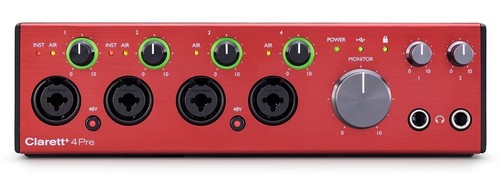 Focusrite clarett plus 4pre - clarett,