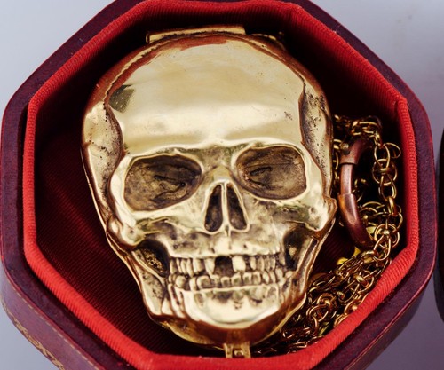 Rare montre poche skull - montre, de