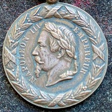 Médaille de l'Expédition Française au Mexique non signée Argent