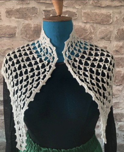 Châle crochet fait - , main