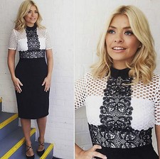 Robe Tube Noire Et Blanche