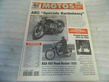 REVUE MOTOS D'HIER N° 26 DE JUIN 2000 / ABC "SPECIALE BARTHELEMY" /BSA 650 ROAD