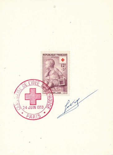 France croix rouge 1955 - croix,