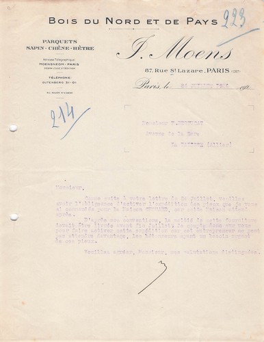 Paris scierie moens - 75,
