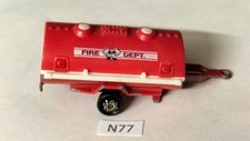 Voiture N77/N78/N79/N80 Majorette Remorque de Pompier - réserve d'eau