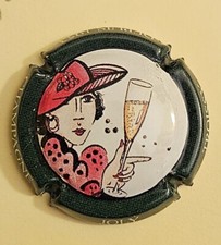 Plaque Muselet  Capsule champagne  JOLY  N° 13