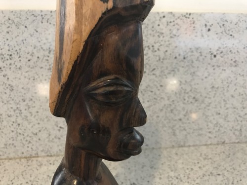 Hand carved vintage wood