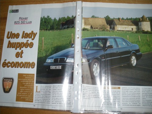 Essai rover 825 - essai..............rover,