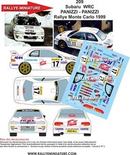 DECALS 1/32 REF 0209 SUBARU