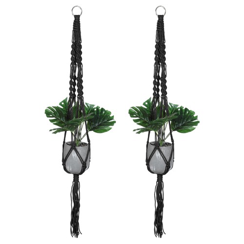 Macramé porte plantes avec - porte-plantes, 2