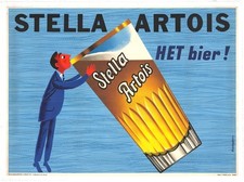 AFFICHE POSTER BIERE STELLA ARTOIS