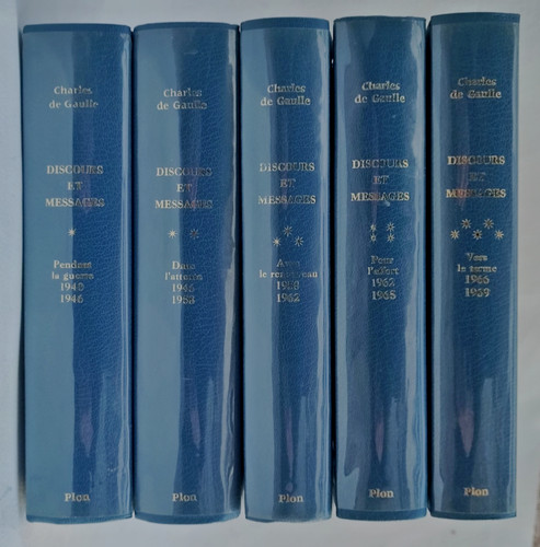Discours messages 5 tomes - "discours,