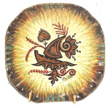 ASSIETTE FOUILLEN DECOR DE