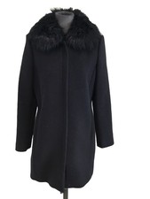 Superbe Manteau Laine Noir