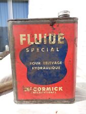 ANCIEN BIDON MC CORMICK FLUIDE