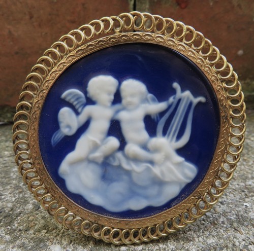 Médaillon porcelaine ancien - porcelaine,