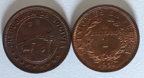 Bolivie bolivien 1951 - bolivie, 1
