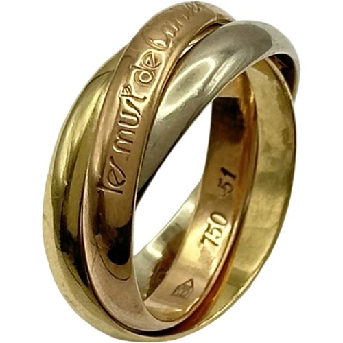 Bague cartier trinity - trinity, or