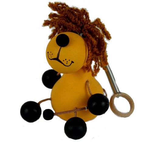 Suspension bois lion ressort