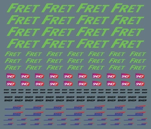 Planche sncf fret train - planche, a5