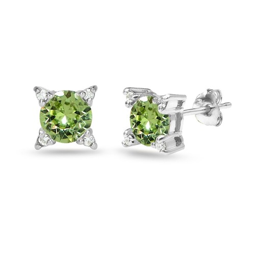 925 argent vert clair clouté - 925,