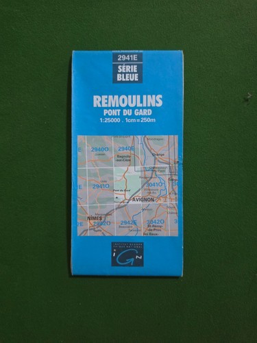 Carte ign série bleue 2941e - carte,