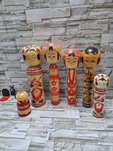 Traditional kokeshi doll set - doll,