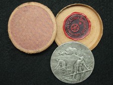 MEDAILLE BRONZE H.NAUDÉ 46mm - COMICE AGRICOLE DE CLAMECY