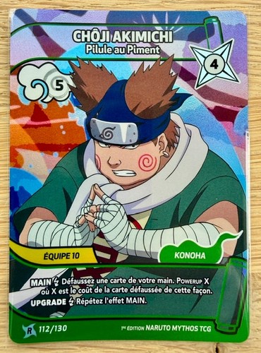 Carte naruto mythos tcg - mythos, rare