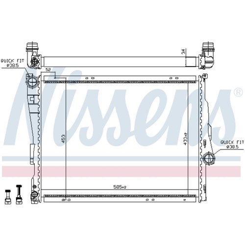 Kühler wasserkühler pour bmw - wasserkühler,