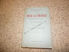1917.Pour la France, carnet route d'un fantassin.Guerre 14-18.Joubaire