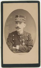 CDV c.1890. Militaire à