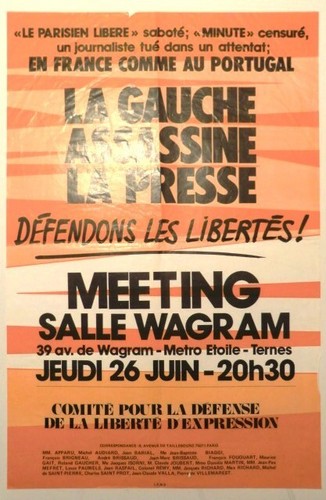 Affiche originale gauche - affiche,