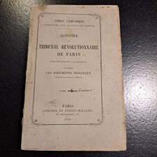 Histoire révolutionnaire de Paris Tome 1 par Emile CAMPARDON 1862