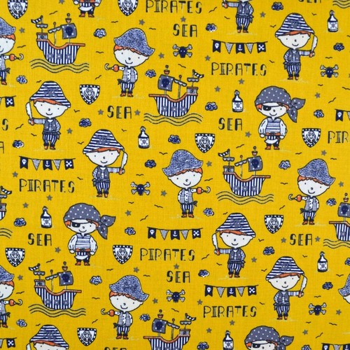 Tissu bateau pirate 100%